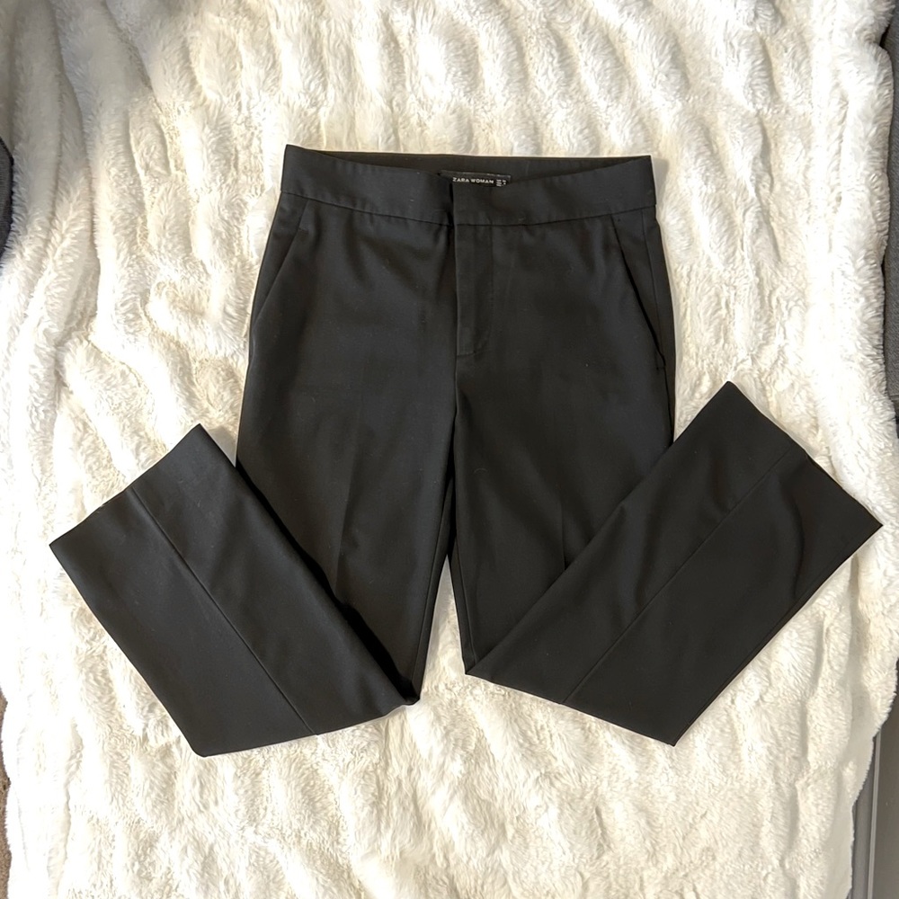 ZARA Woman Black Dress Pants